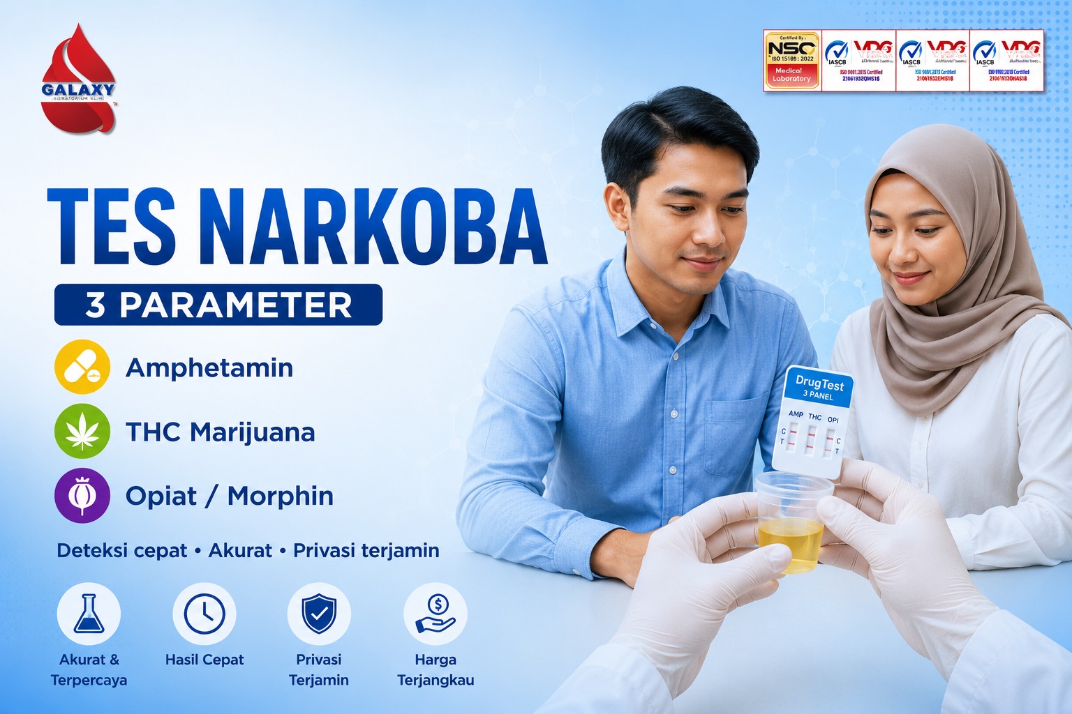 TES ANTI NARKOBA 3 Parameter